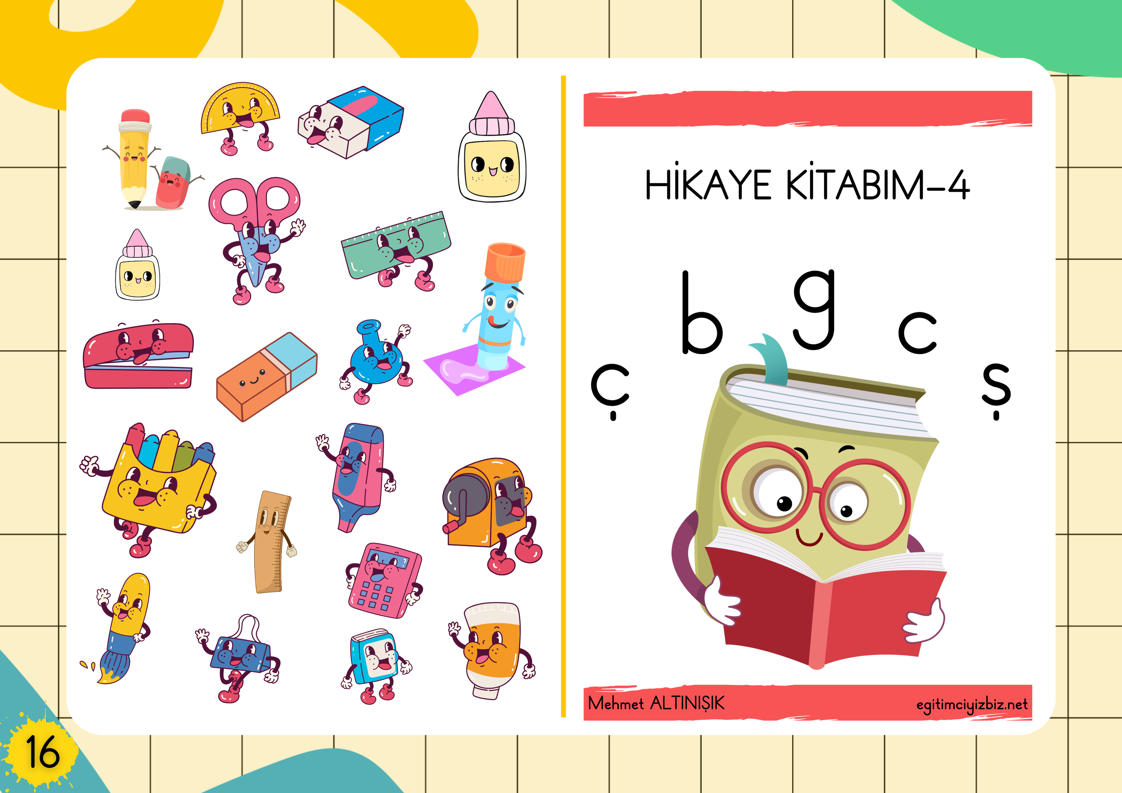 1. Sınıf çbgcş Hikaye Kitabım-4 (Maarif Modeli Uyumlu)
